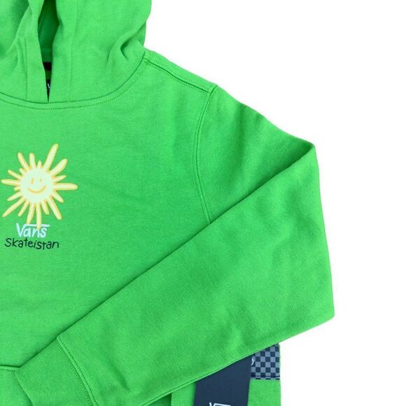 Vans X Skateistan Kids Pullover Hoodie Green Sample Youth Medium (M) - Picture 8 of 11